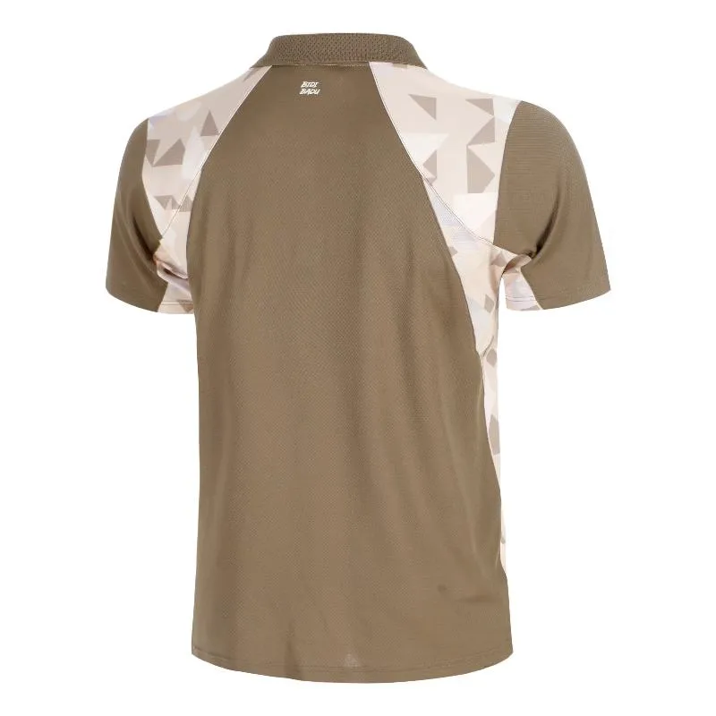Camisa Polo Bidi Badu Paris Bege Marrom