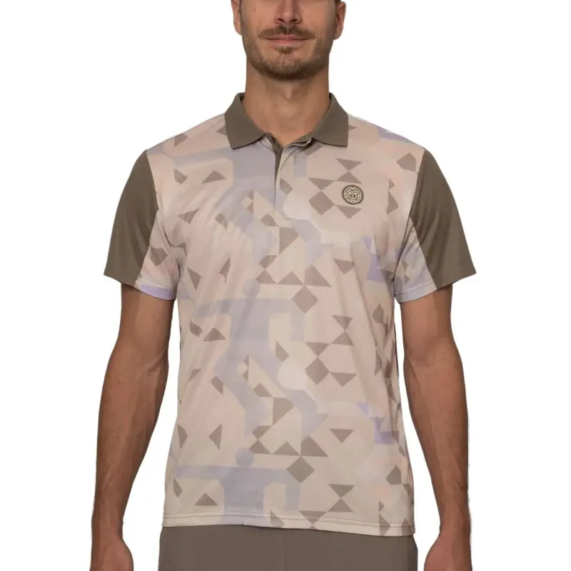 Bidi Badu Paris Poloshirt Beige Braun