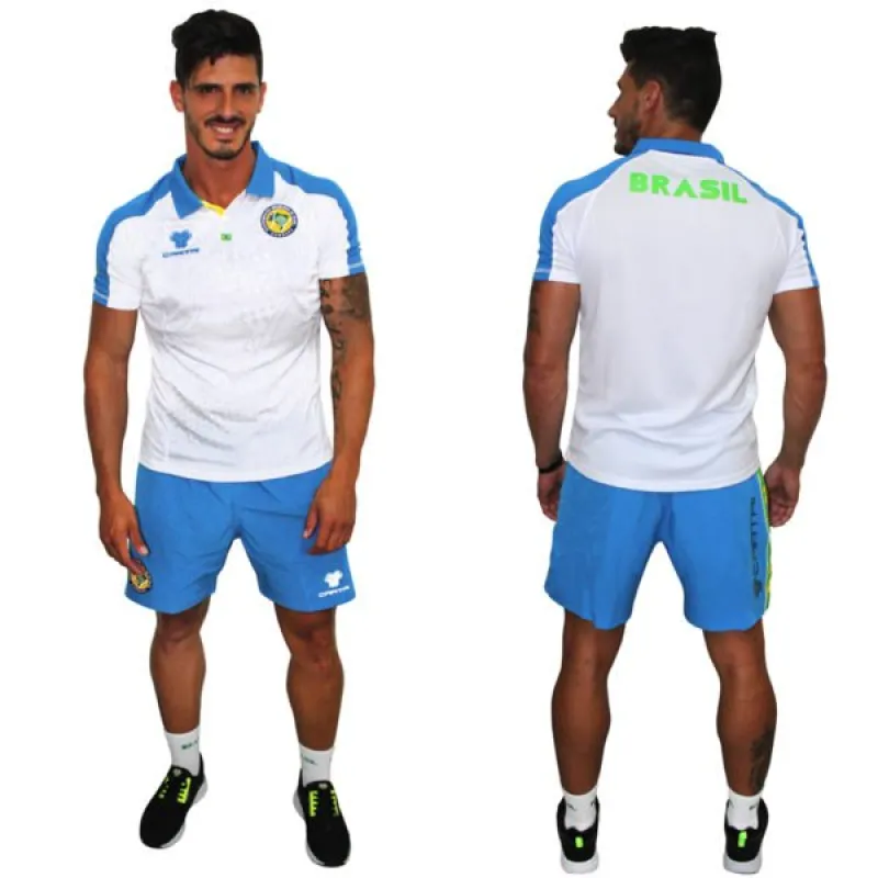 Polo Cartri Brasilien Fabio Blanco Blau