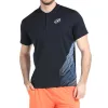 Marineblaues lapplandisches Bullpadel-Poloshirt