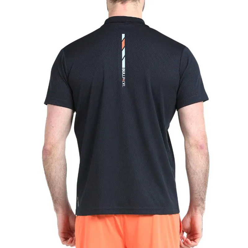 Marineblaues lapplandisches Bullpadel-Poloshirt