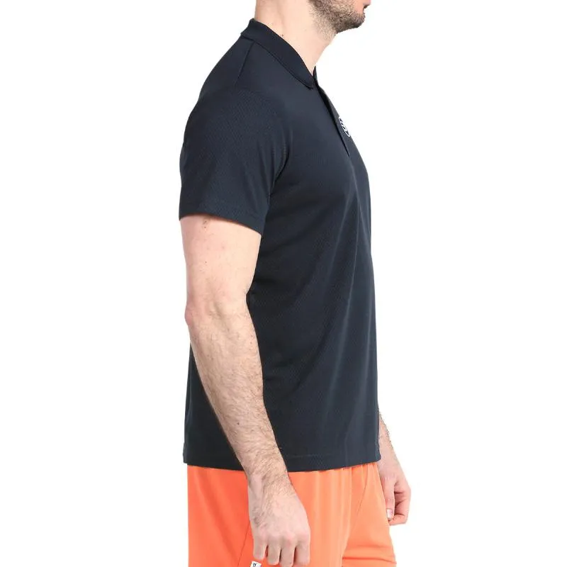Marineblaues lapplandisches Bullpadel-Poloshirt