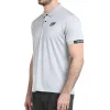 Bullpadel Unete Gris Pearl Zweifarbiges Poloshirt