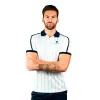 Cartri Amonet Poloshirt in Marineblau in Weiß