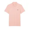 Polo Lacoste regelmäßig fit Algodon Rosado