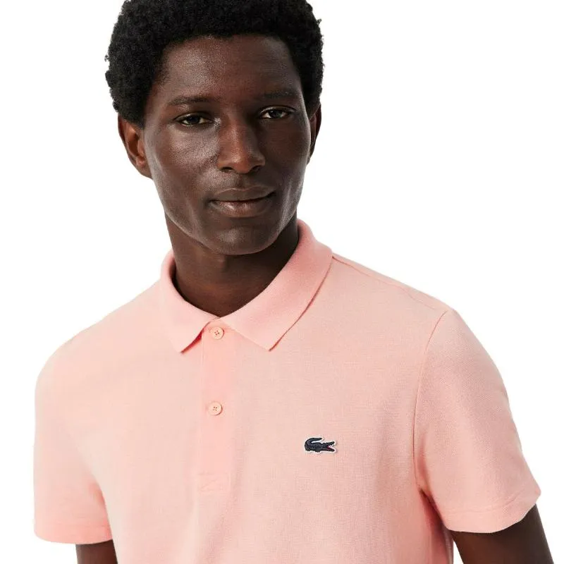 Polo Lacoste regelmäßig fit Algodon Rosado