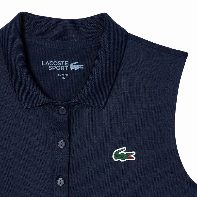 Lacoste Ultra Dry Marineblaues Damen-Poloshirt