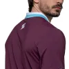 Siux Apex 26 Burgunderrotes Poloshirt