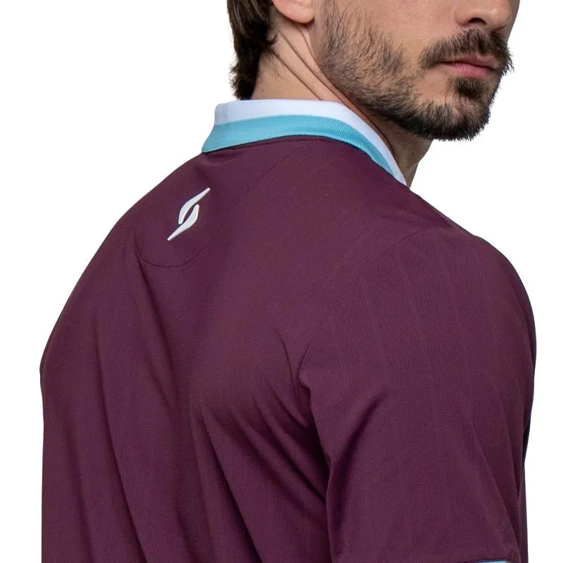 Siux Apex 26 Burgunderrotes Poloshirt
