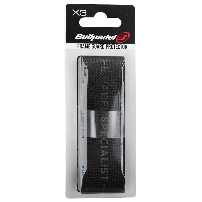 Bullpadel Frame Guard Black Protector 3 Unidades