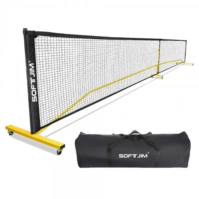 Pickleball Vermelho SoftJim Com Rodas