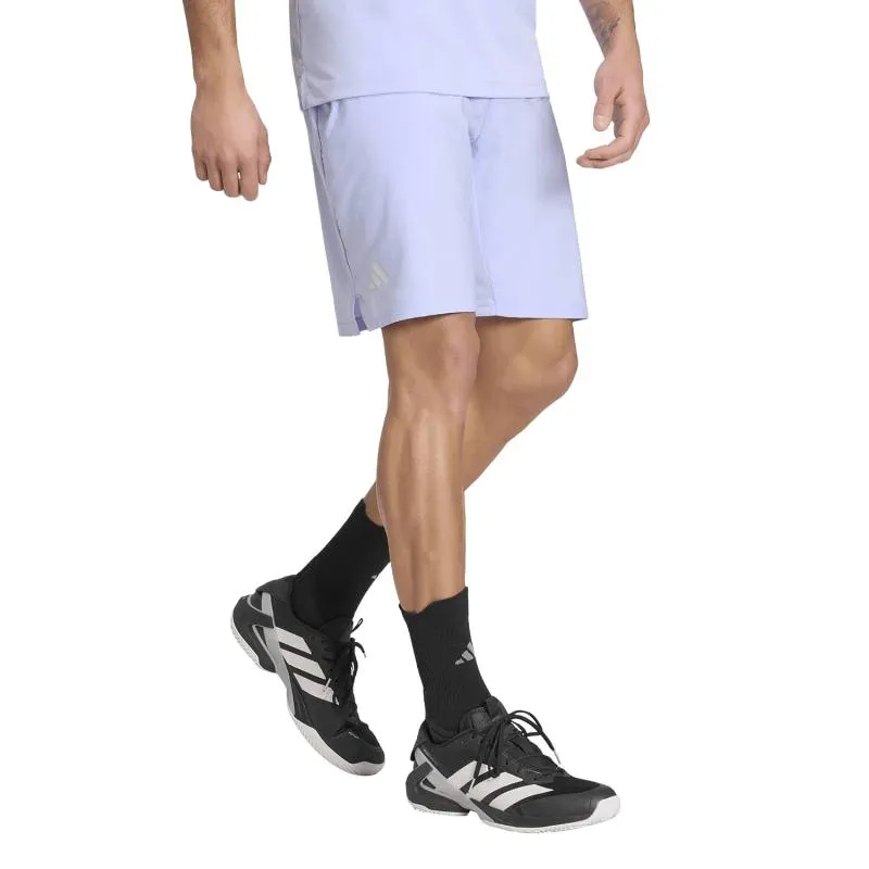 Kurze Adidas Club 3 Streifen Violeta