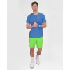Kurze Bidi Badu Crew 9 Zoll Verde Neon