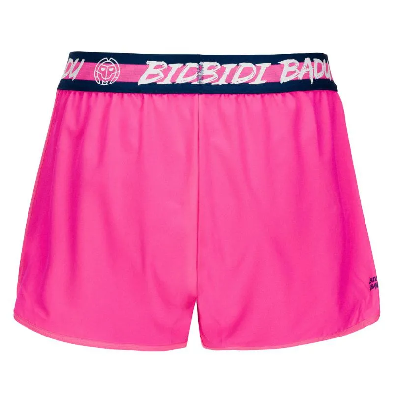 Kurz Bidi Badu Grau Rosa Azul Oscuro Junior