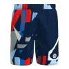 Badu New York 7 Zoll Dunkelblau Rot Bidi Shorts