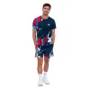 Badu New York 7 Zoll Dunkelblau Rot Bidi Shorts