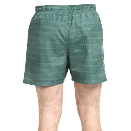 Bullpadel-Shorts tragen olivgrun