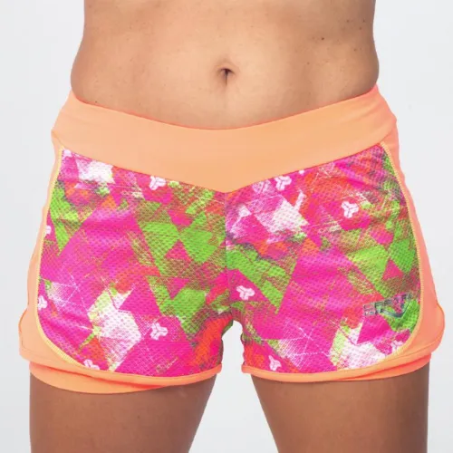 Short Cartri Colmy Orange Pink Grun Junior