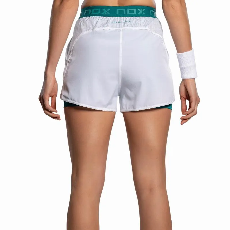 Curta Nox Pro Blanco Verde Ivy Mujer