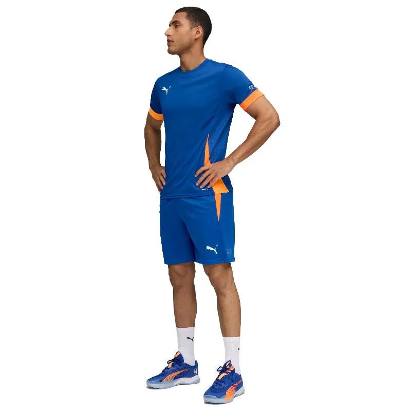 Puma Individual Blau Orange Shorts