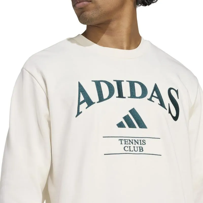 Adidas Heritage Graphic Sweatshirt Kreide Weiß