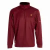 Schwarzes Crown Acapulco Burgunderfarbenes Sweatshirt