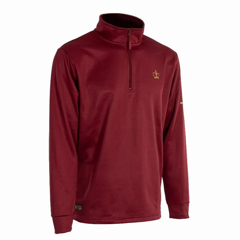 Schwarzes Crown Acapulco Burgunderfarbenes Sweatshirt