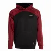 Schwarzes Crown Veracruz Burgunderfarbenes schwarzes Sweatshirt