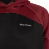 Schwarzes Crown Veracruz Burgunderfarbenes schwarzes Sweatshirt