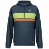 Head Topspin Marineblaues Sweatshirt Lime