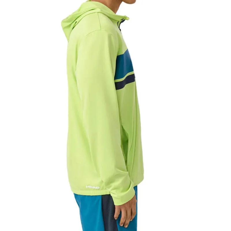 Head Topspin Lime Blaugrün Sweatshirt