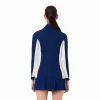 Lacoste Ultra Dry Marineblau WeiÃ Damen Sweatshirt