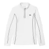 Lacoste Ultra Dry WeiÃ Grun Damen Sweatshirt