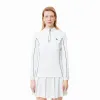 Lacoste Ultra Dry WeiÃ Grun Damen Sweatshirt