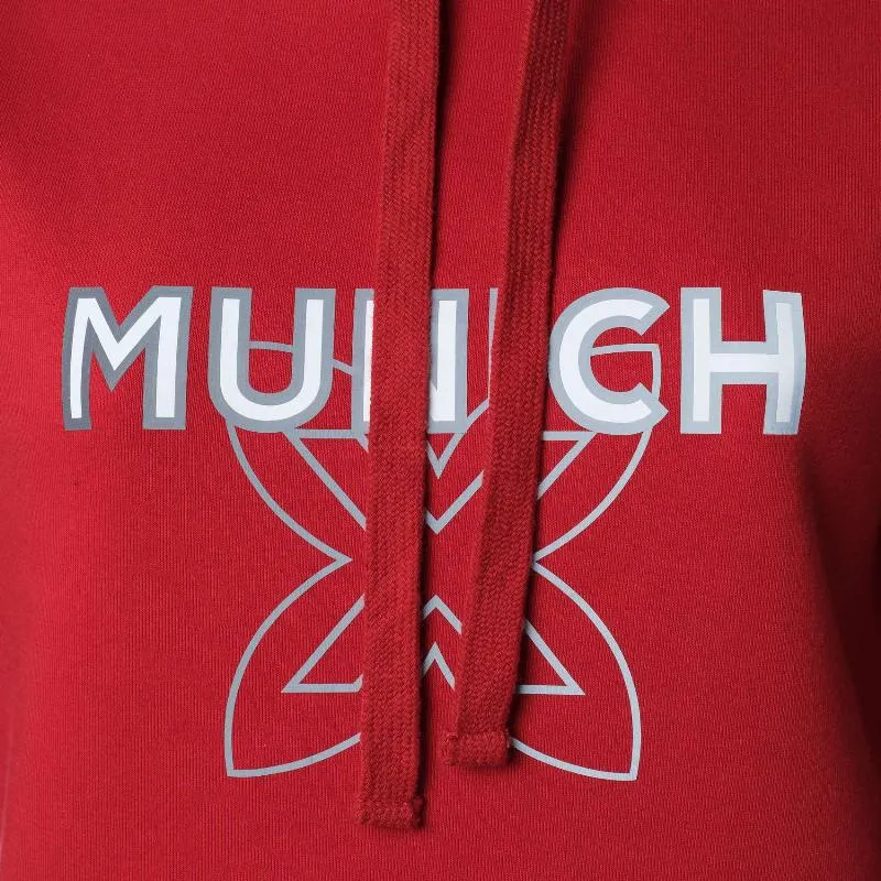 Munchen Atomik Hoodie Red Sweatshirt
