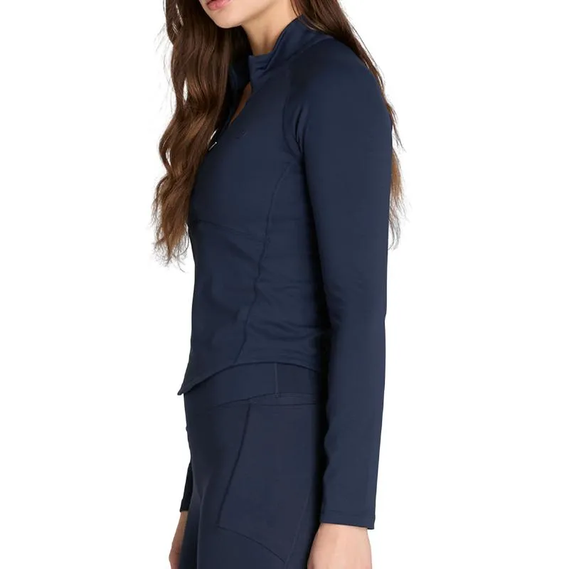Wilson Baseline Halb-Reißverschluss-Marineblauer Damenpullover