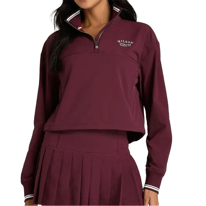 Sudadera Wilson Davenport Gewebte Granate Royal Mujer