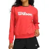 Wilson Team Crew Red Damen-Sweatshirt