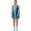 Dunkelblaues Aqua Bidi Badu Spectrum Kleid