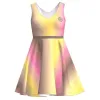 Bidi Badu Spectrum Braun Gelbes Kleid