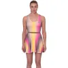 Bidi Badu Spectrum Braun Gelbes Kleid