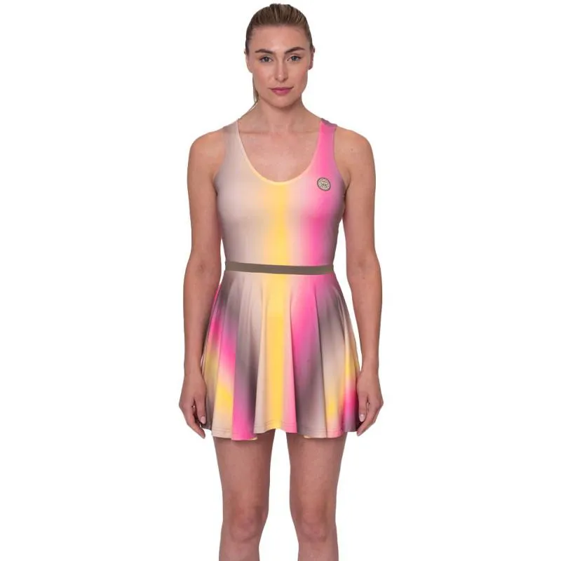 Bidi Badu Spectrum Braun Gelbes Kleid
