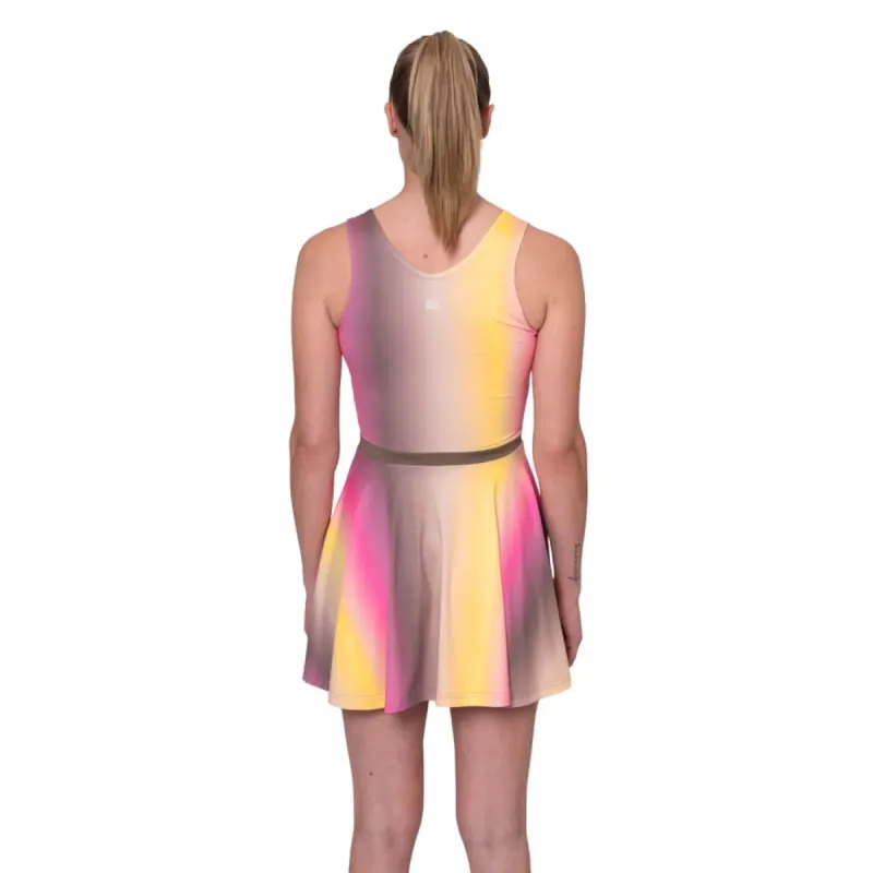 Bidi Badu Spectrum Braun Gelbes Kleid
