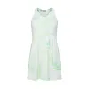 Head Spirit Dress Green Pastel Print