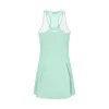 Head Spirit Dress Green Pastel Print
