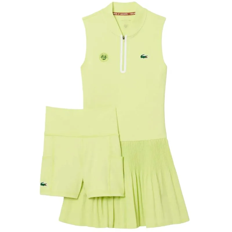 Vestido Verde Edição Lacoste Roland Garros
