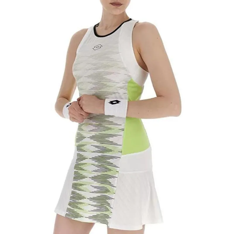 Lotto Tech I D1 Kleid Tiefweiß Grun