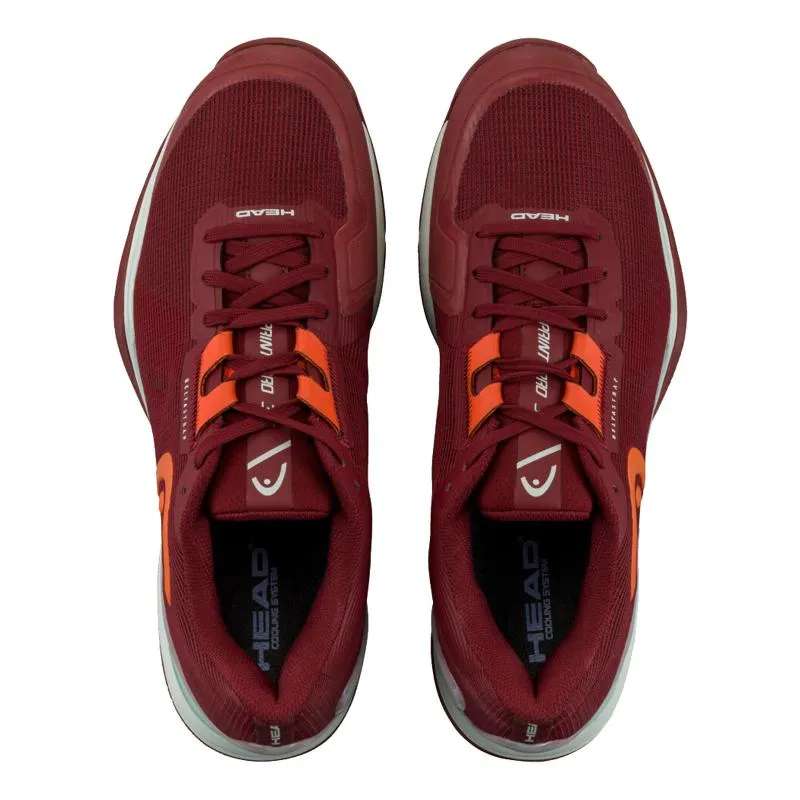 Head Sprint Pro 3.5 Sandplatzschuhe Dunkelrot Orange