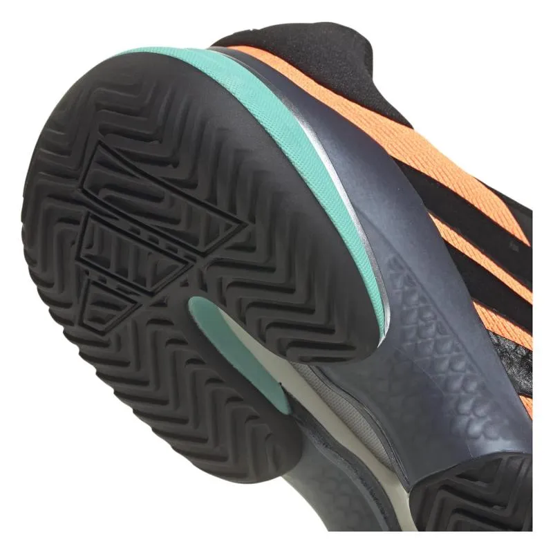 Adidas Barricade 14 orange-schwarze Aqua-Sneaker