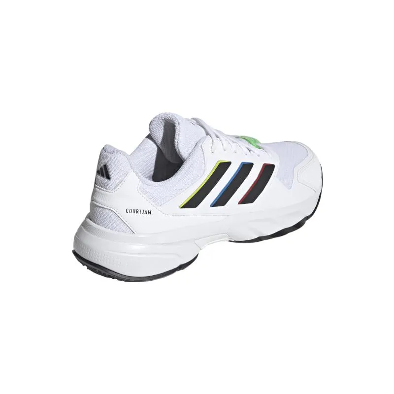 Adidas CourtJam Control 3 Weiße Turnschuhe